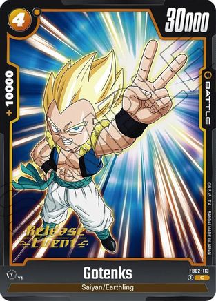 Image of Gotenks - FB02-113 (FB02-113) - Blazing Aura Release Event Cards