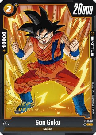 Image of Son Goku - FB02-117 (FB02-117) - Blazing Aura Release Event Cards