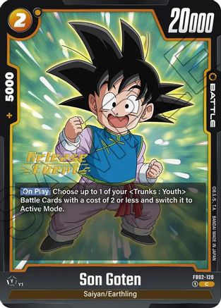 Image of Son Goten - FB02-120 (FB02-120) - Blazing Aura Release Event Cards