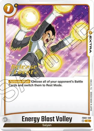 Image of Energy Blast Volley (FB02-138) - Blazing Aura Release Event Cards