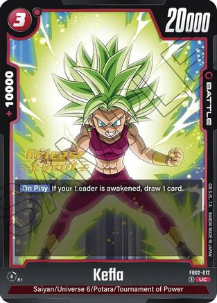Image of Kefla - FB02-012 (FB02-012) - Blazing Aura Release Event Cards