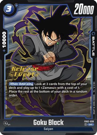 Image of Goku Black - FB02-039 (FB02-039) - Blazing Aura Release Event Cards