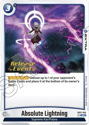 Image of Absolute Lightning (FB02-068) - Blazing Aura Release Event Cards