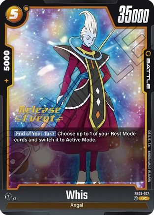 Image of Whis - FB02-107 (FB02-107) - Blazing Aura Release Event Cards