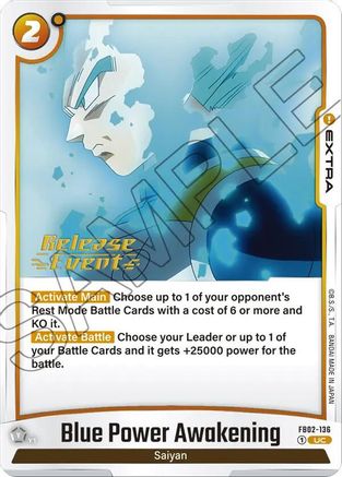 Image of Blue Power Awakening (FB02-136) - Blazing Aura Release Event Cards