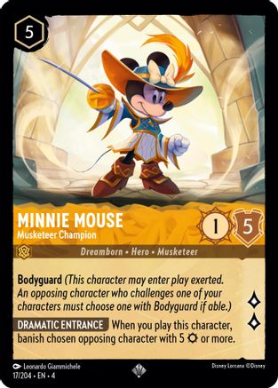 Image of Minnie Mouse - Musketeer Champion (17/204) - Ursulas Return