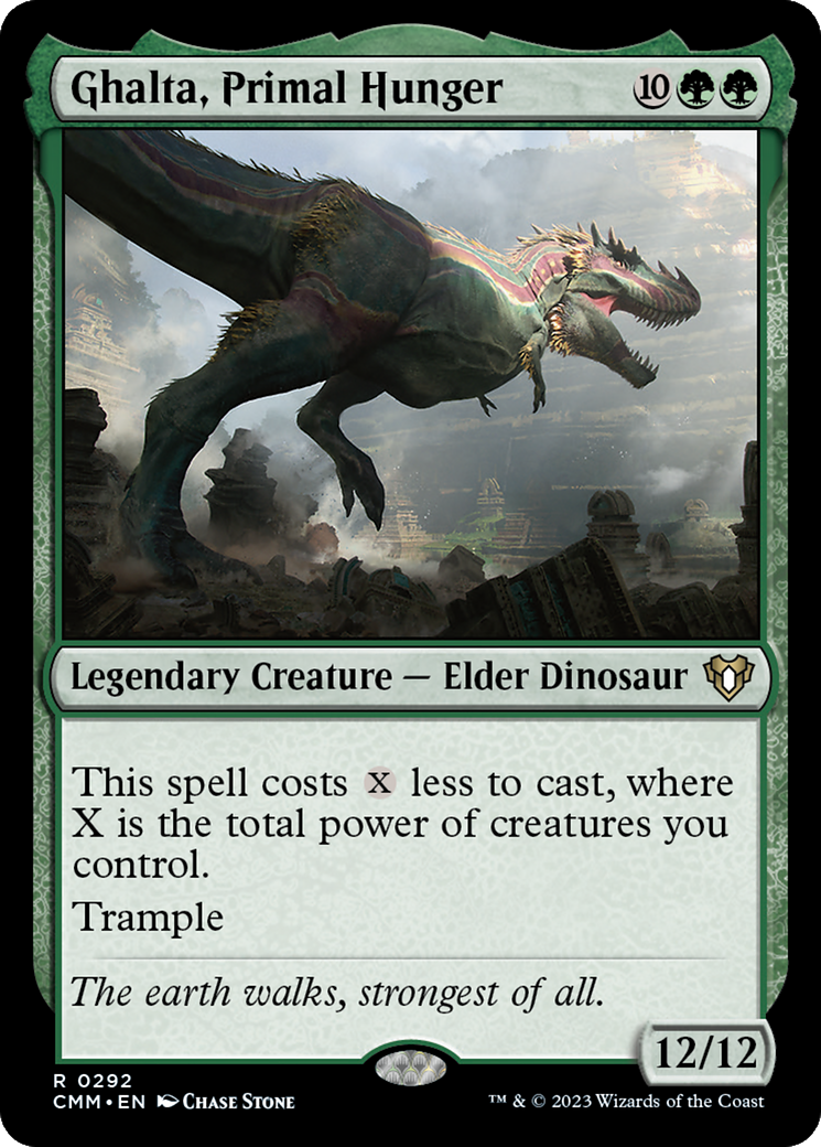 Image of Ghalta, Primal Hunger (CMM-292) - Commander Masters