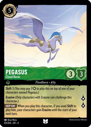 Image of Pegasus - Cloud Racer (83/204) - Ursulas Return Cold Foil