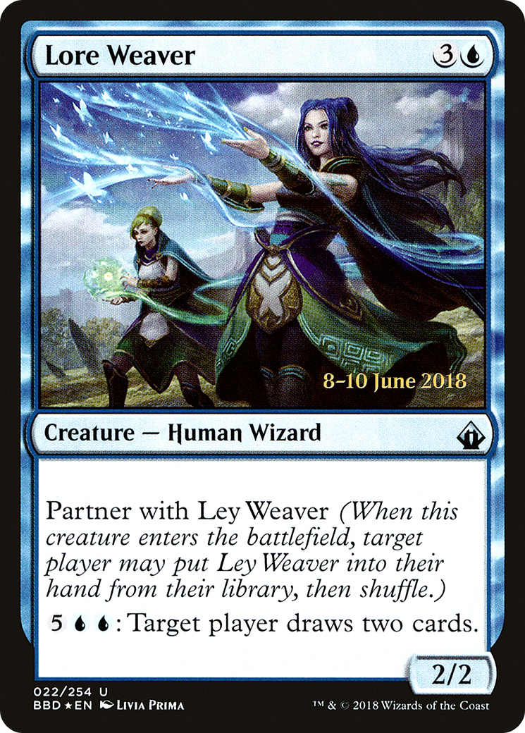 Image of Lore Weaver (LARP-22S) - Battlebond Promos Foil