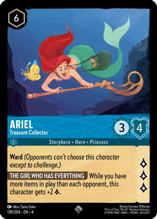 Image of Ariel - Treasure Collector (139/204) - Ursulas Return