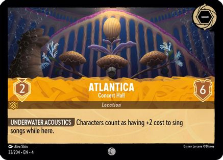Image of Atlantica - Concert Hall (33/204) - Ursulas Return Cold Foil