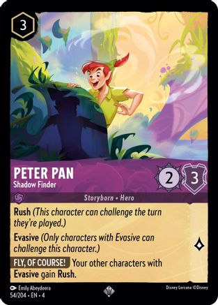 Image of Peter Pan - Shadow Finder (54/204) - Ursulas Return Cold Foil