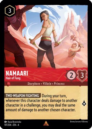 Image of Namaari - Heir of Fang (117/204) - Ursulas Return Cold Foil