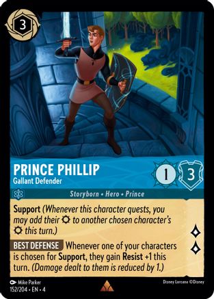 Image of Prince Phillip - Gallant Defender (152/204) - Ursulas Return Cold Foil