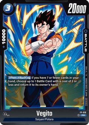 Image of Vegito - FP-010 (FP-010) - Fusion World Promotion Cards and Packs