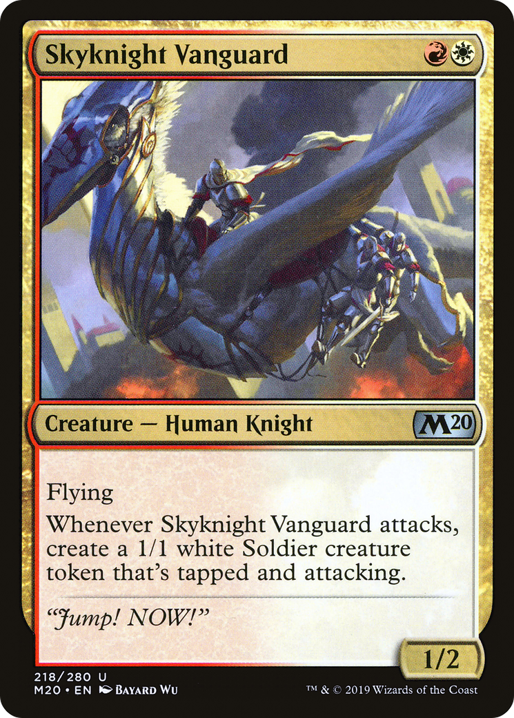 Image of Skyknight Vanguard (M20-218) - Core Set 2020 Foil