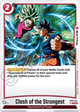Image of Clash of the Strongest - FB02-034 (Tournament Pack 02) (FB02-034) - Tournament and Championship Promos Holofoil