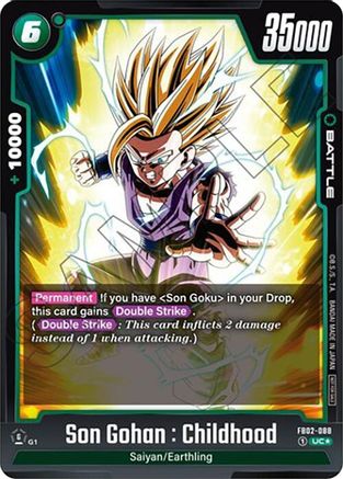 Image of Son Gohan : Childhood - FB02-088 (Tournament Pack 02) (FB02-088) - Tournament and Championship Promos Holofoil