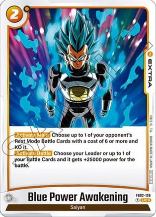 Image of Blue Power Awakening - FB02-136 (Tournament Pack 02) (FB02-136) - Tournament and Championship Promos Holofoil