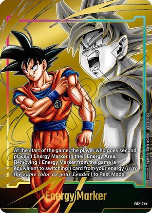 Image of Energy Marker (E02-01) (Gold) (E02-01) - Fusion World Energy Markers Holofoil