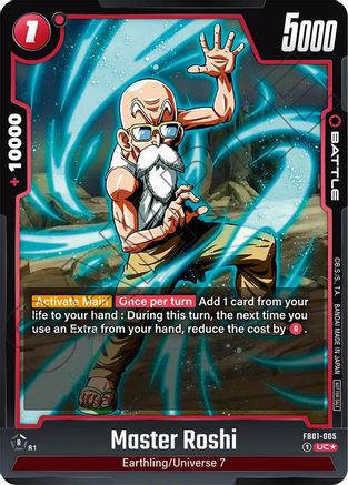 Image of Master Roshi - FB01-005 (Championship Pack 01) (FB01-005) - Tournament and Championship Promos Holofoil
