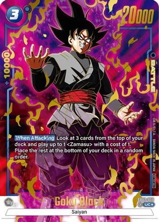 Image of Goku Black - FB02-039 (Championship Pack 01) (Gold) (FB02-039) - Tournament and Championship Promos Holofoil
