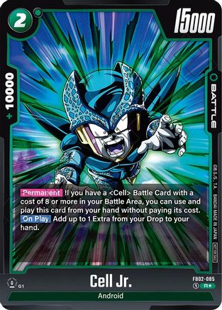Image of Cell Jr. - FB02-085 (Championship Pack 01) (FB02-085) - Tournament and Championship Promos Holofoil