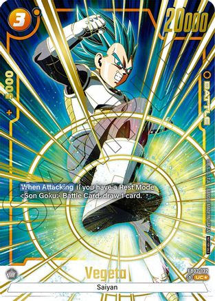 Image of Vegeta - FB02-132 (Championship Pack 01) (Gold) (FB02-132) - Tournament and Championship Promos Holofoil