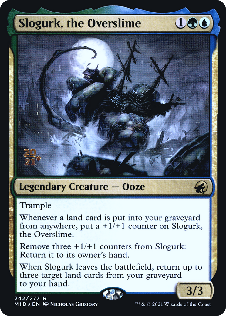 Image of Slogurk, the Overslime (PRE-242) - Innistrad: Midnight Hunt Promos Foil
