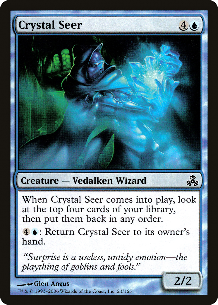 Image of Crystal Seer (GPT-023) - Guildpact Foil