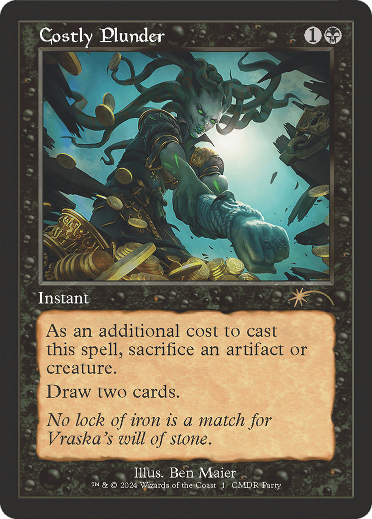 Image of Costly Plunder (Retro Frame) (WPN-001) - Wizards Play Network 2024