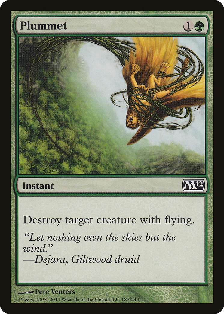 Image of Plummet (M12-187) - Magic 2012 Foil