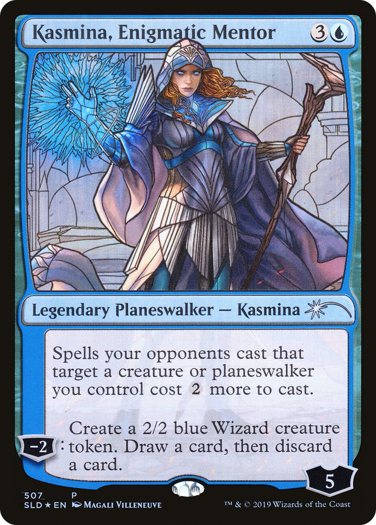 Image of Kasmina, Enigmatic Mentor (Stained Glass) (SLD-507) - Secret Lair Drop Foil