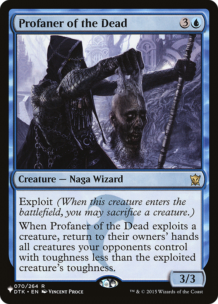Image of Profaner of the Dead (LIST-DTK-70) - The List
