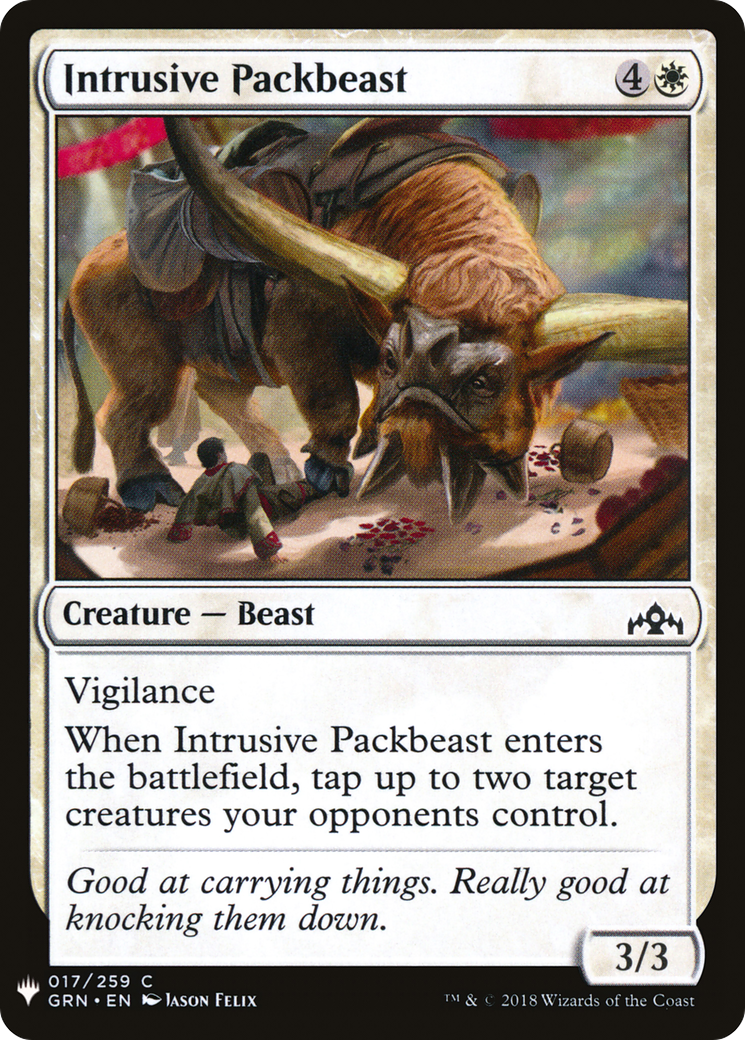 Image of Intrusive Packbeast (LIST-017) - The List
