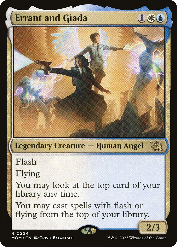 Image of Errant and Giada (MOM-224) - March of the Machine Foil