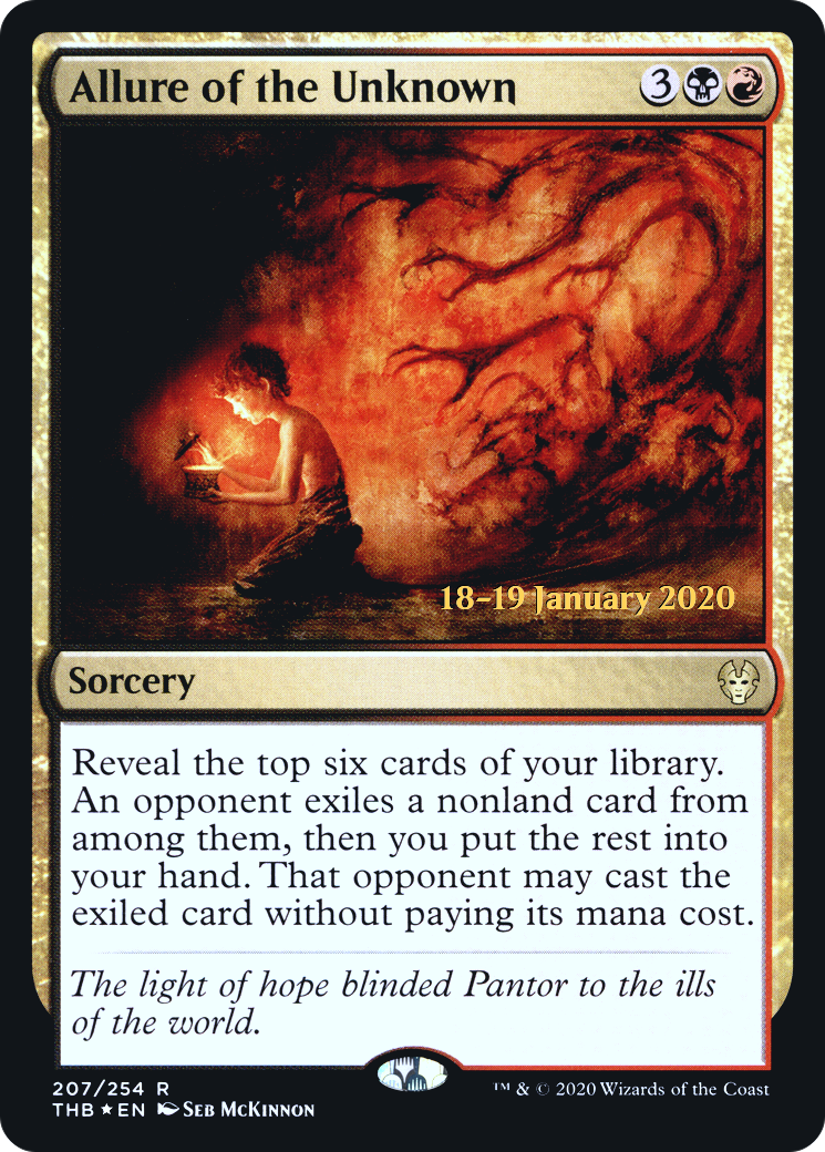 Image of Allure of the Unknown (PRE-207S) - Theros Beyond Death Promos Foil