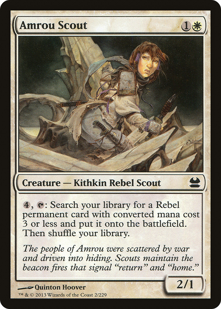 Image of Amrou Scout (MMA-002) - Modern Masters Foil