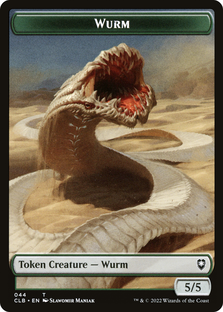 Image of Wurm (TCLB-044) - Battle for Baldur's Gate Tokens