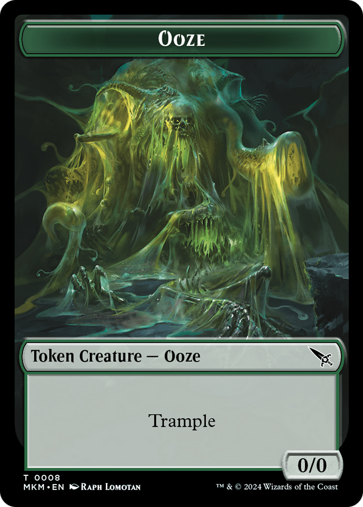 Image of Ooze (TMKM-008) - Murders at Karlov Manor Tokens