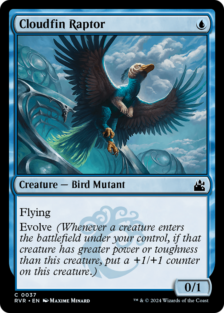 Image of Cloudfin Raptor (RVR-037) - Ravnica Remastered Foil