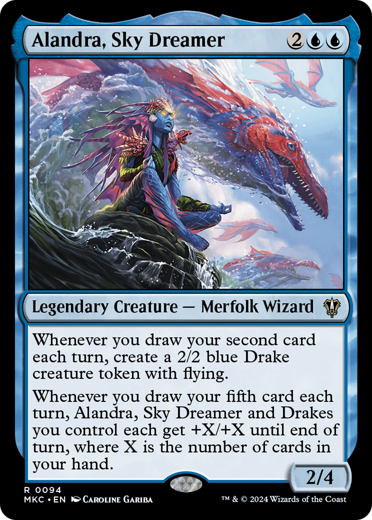 Image of Alandra, Sky Dreamer (MKC-094) - Murders at Karlov Manor Commander