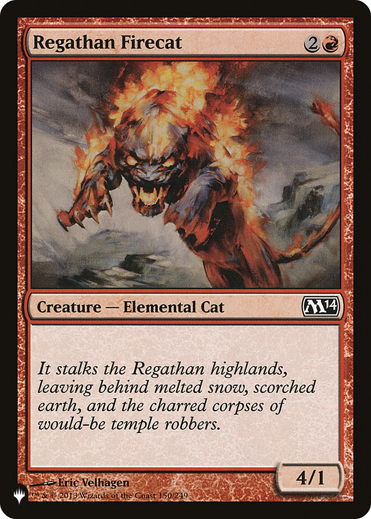 Image of Regathan Firecat (LIST-M14-150) - The List