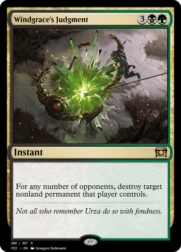 Image of Windgrace's Judgment (PZ2-70669) - Treasure Chest Foil