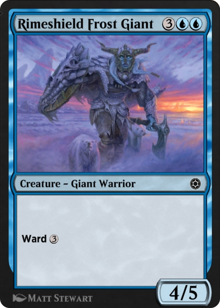 Image of Rimeshield Frost Giant (HBG-130) - Alchemy Horizons: Baldur's Gate