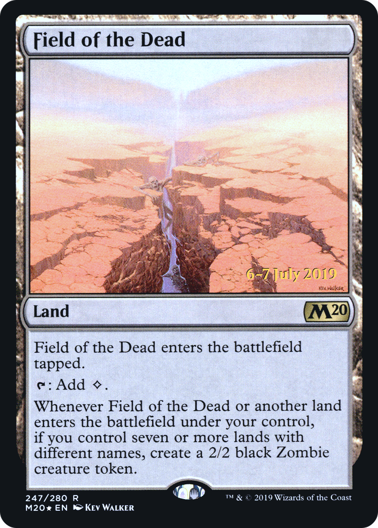 Image of Field of the Dead (PRE-247S) - Core Set 2020 Promos Foil