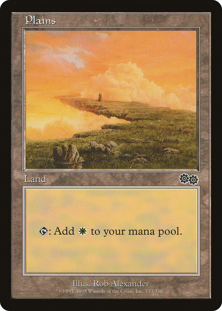 Image of Plains (333) (USG-333) - Urza's Saga