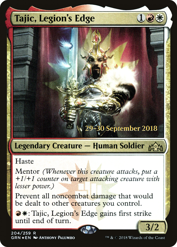 Image of Tajic, Legion's Edge (PRE-204S) - Guilds of Ravnica Promos Foil