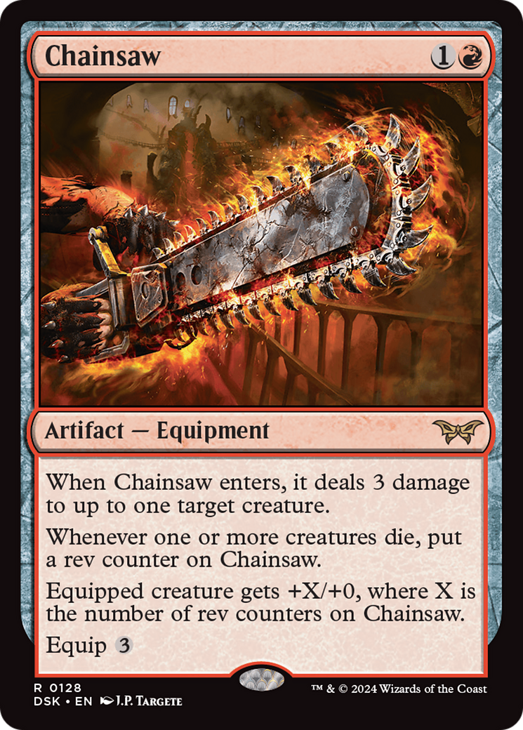 Image of Chainsaw (DSK-128) - Duskmourn: House of Horror Foil