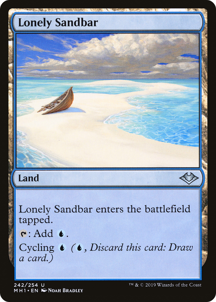 Image of Lonely Sandbar (MH1-242) - Modern Horizons Foil